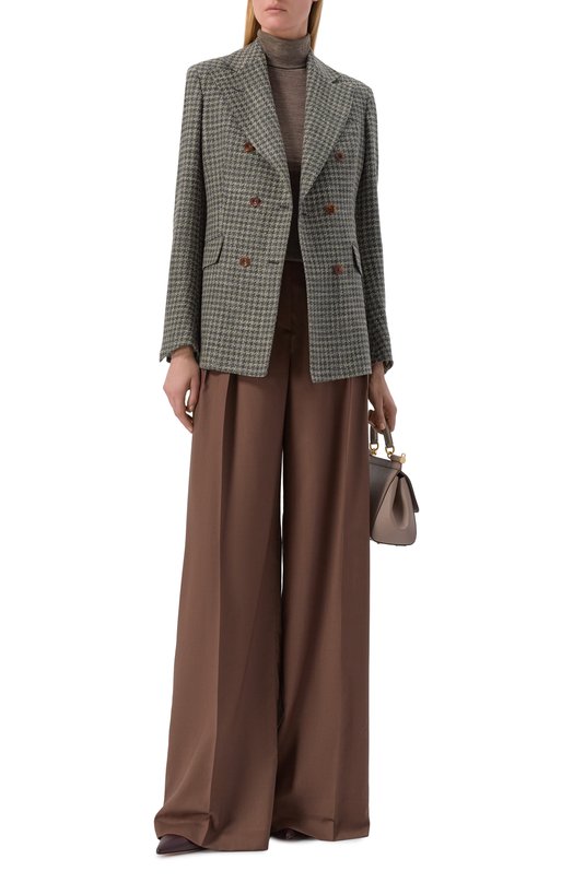 Жакет из шерсти и шелка MVST SDG601/S0730307 Зелёный  SDG601/S0730307 Фото 2