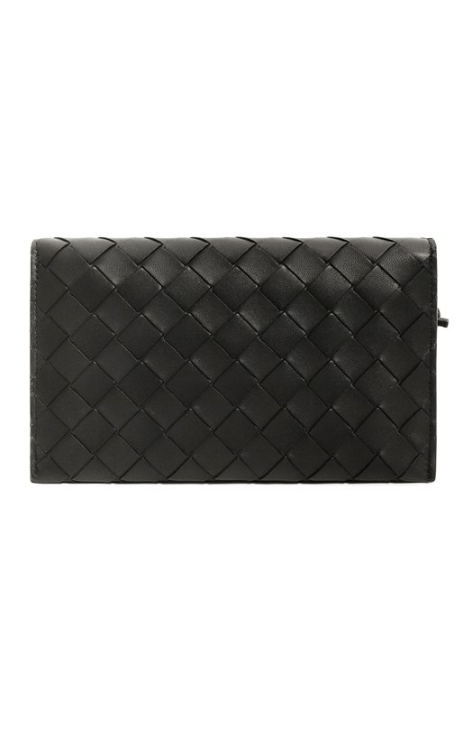 Кожаный кошелек Bottega Veneta 708586/V3UH2 Чёрный 708586/V3UH2