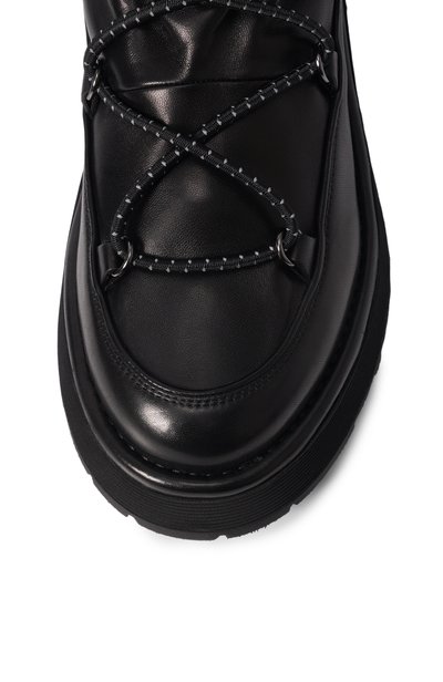 Кожаные сапоги GIORGIO ARMANI черного цвета по цене 198500 руб., арт. GM004865/AF32962, фото 5 Кожаные сапоги GIORGIO ARMANI, арт. GM004865/AF32962, фото 5