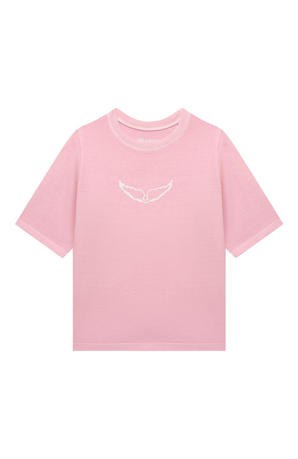 Хлопковая футболка ZADIG AND VOLTAIRE, арт. X60235, фото 1