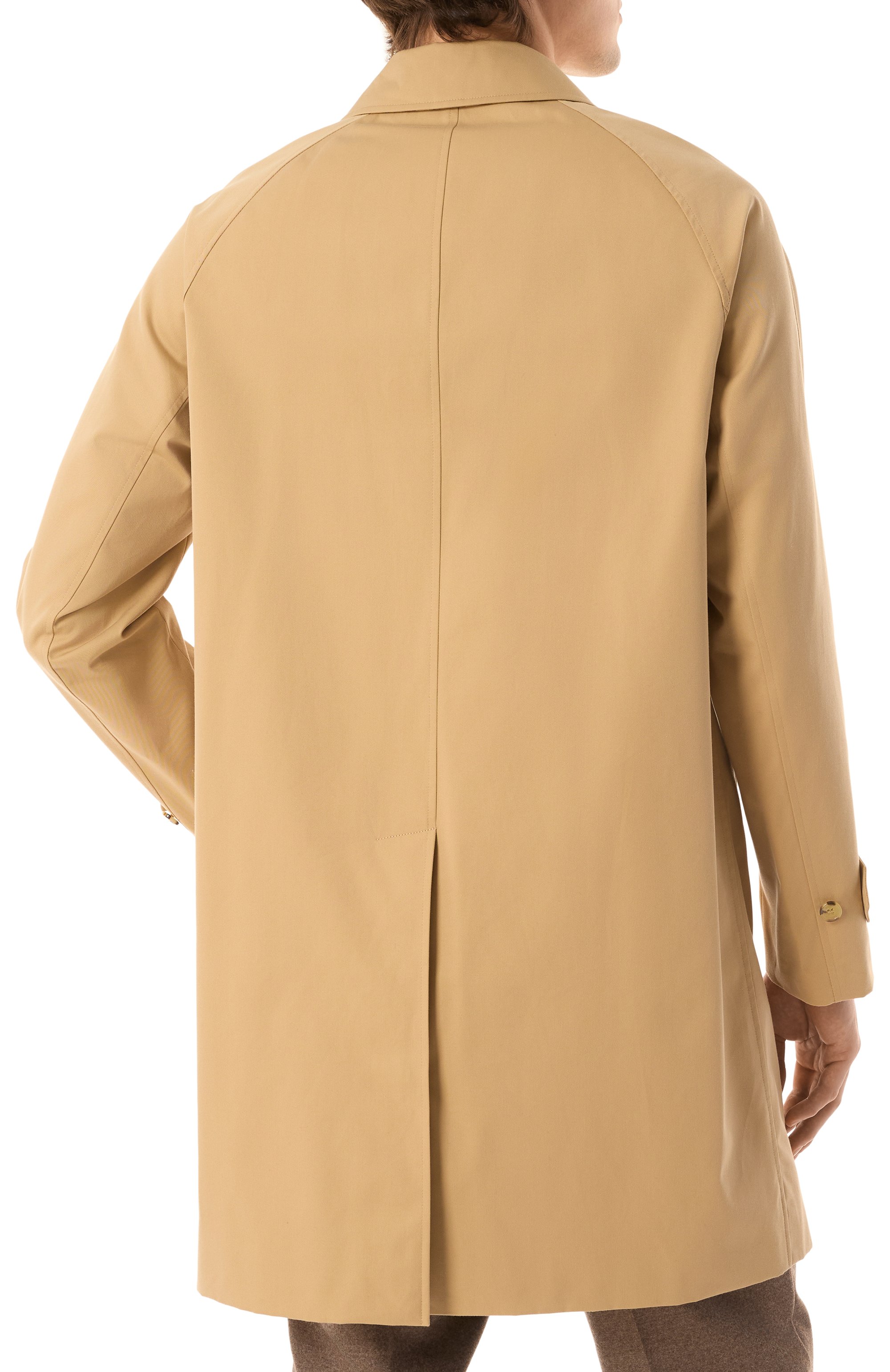 Хлопковый плащ BURBERRY, арт. 8079396, фото 4