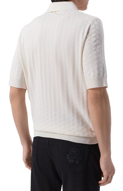 Шелковое поло DOLCE & GABBANA, арт. GXZ02Z/JBS0F, фото 4