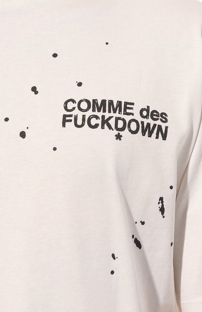 Хлопковая футболка COMME DES FUCKDOWN, арт. CDFU2599, фото 5