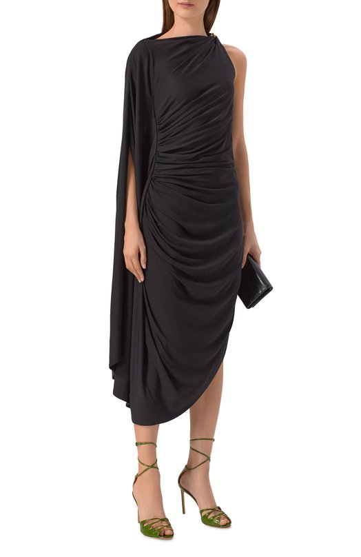 Босоножки из кожи змеи Francesco Russo R1S1015/N226 Зелёный  R1S1015/N226 Фото 3