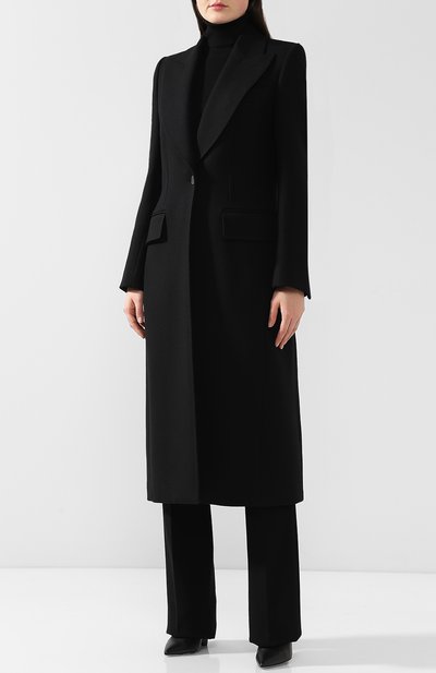 Однотонное шерстяное пальто на одной пуговице TOM FORD, арт. CP1443-FAX211, фото 3