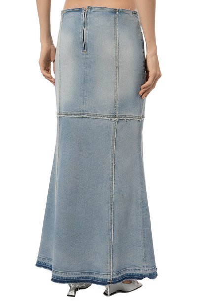 Джинсовая юбка RE/DONE голубого цвета по цене 52750 руб., арт. 192-05WSMMXSK, фото 4 Джинсовая юбка RE/DONE, арт. 192-05WSMMXSK, фото 4