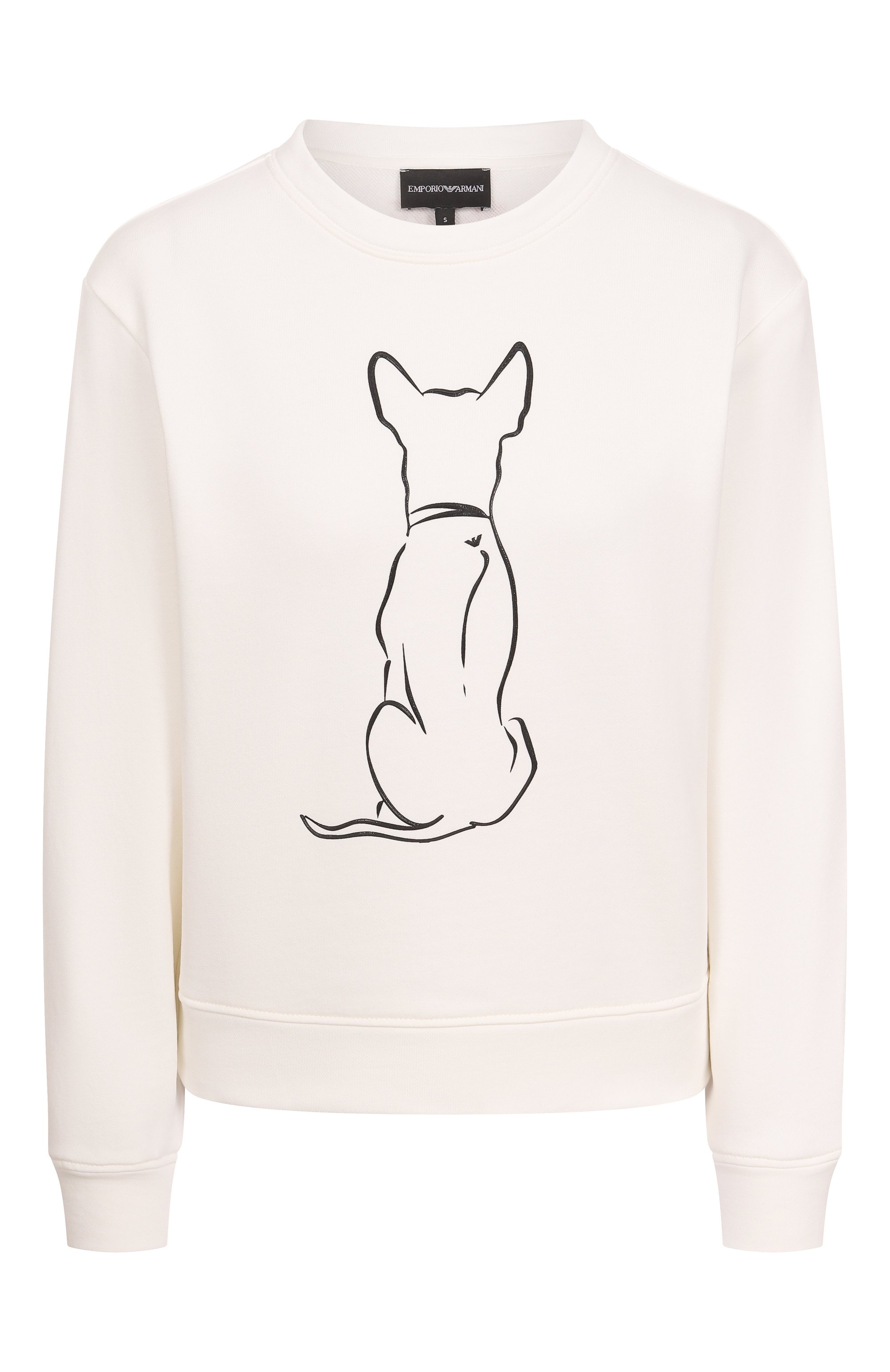 Хлопковый свитшот EMPORIO ARMANI, арт. EW001773/AF12538, фото 1