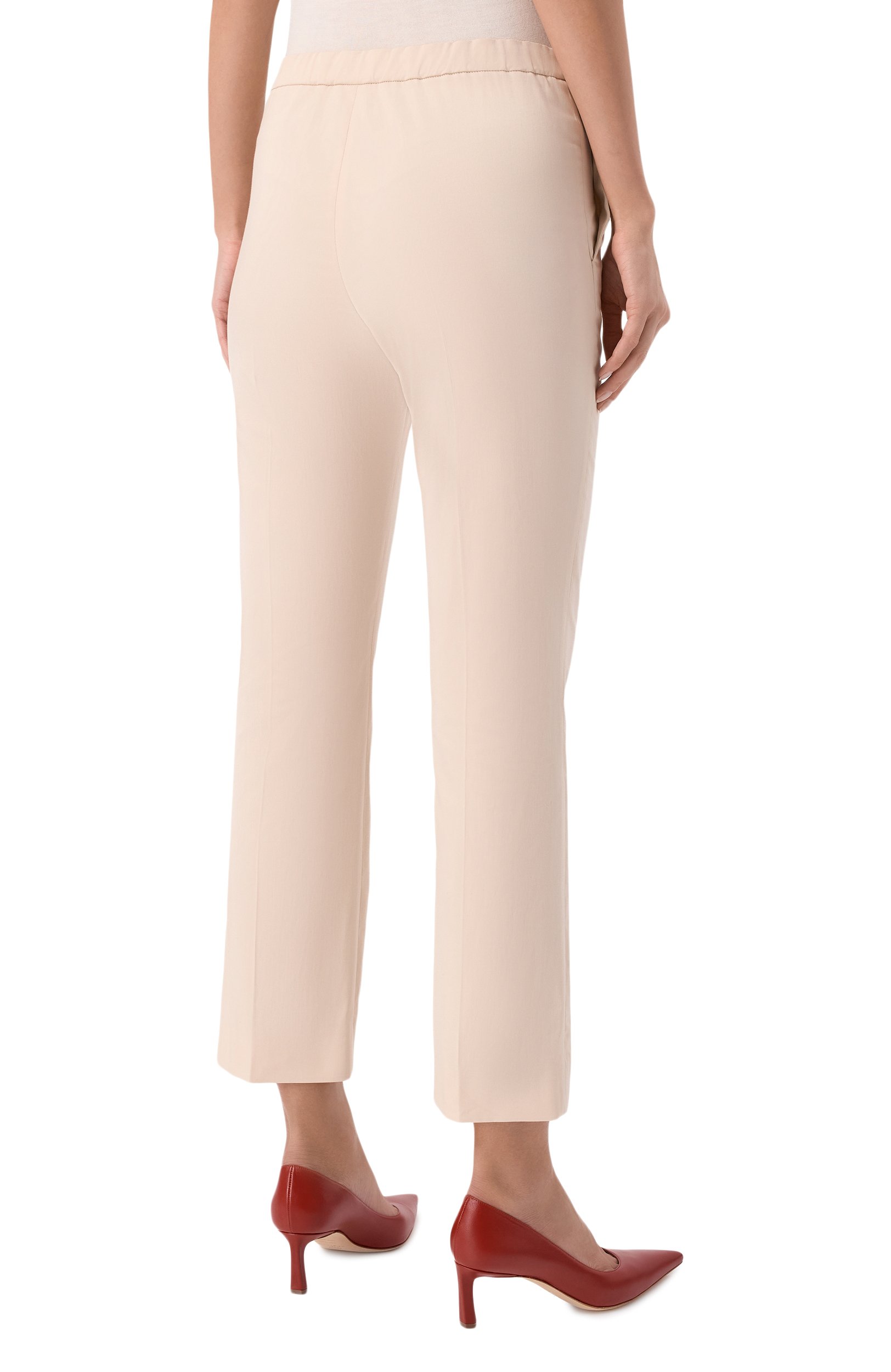Брюки из хлопка и шелка MVST, арт. M26.CSW.T418/SILK P0PELINE, фото 4
