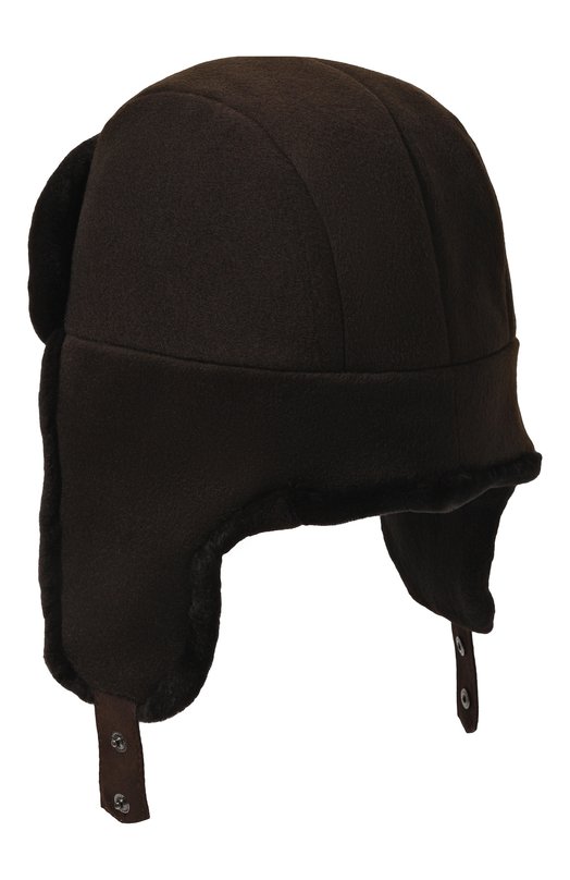 Шапка-ушанка Майкл с отделкой из меха норки FurLand 0201410050004600061 Коричневый  0201410050004600061 Фото 2