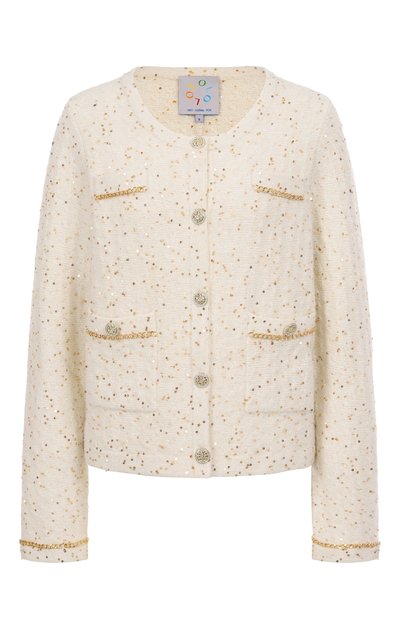 Женский кардиган с отделкой пайетками OLOLOL, арт. OLKNC024/101/BASE