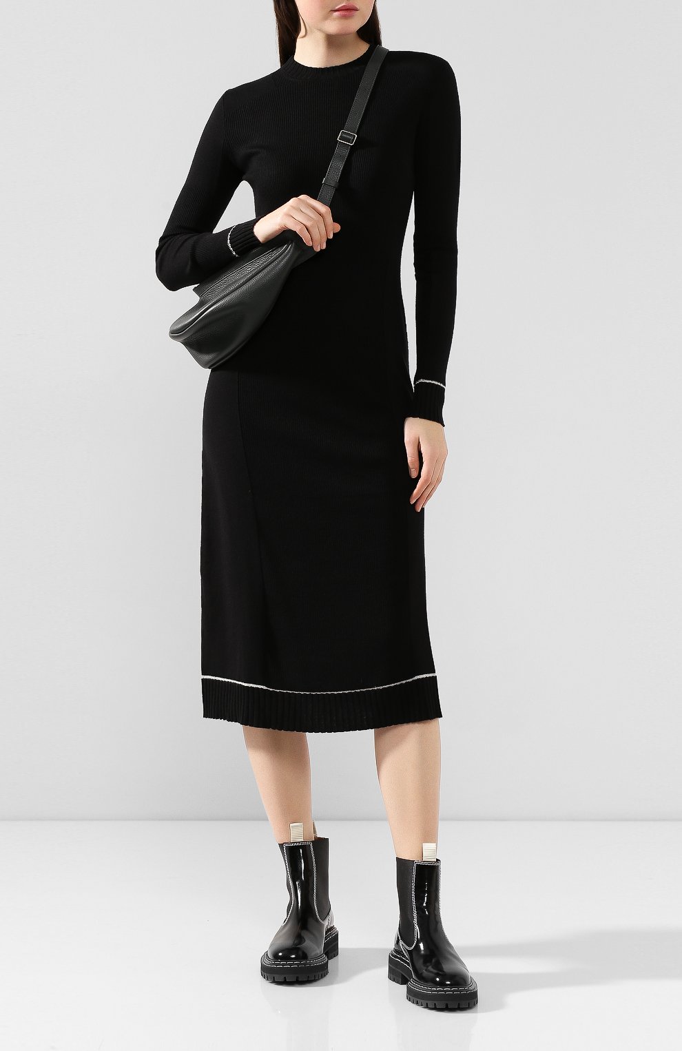 Платье из смеси шерсти и кашемира PROENZA SCHOULER, арт. R1937225-KK013, фото 2