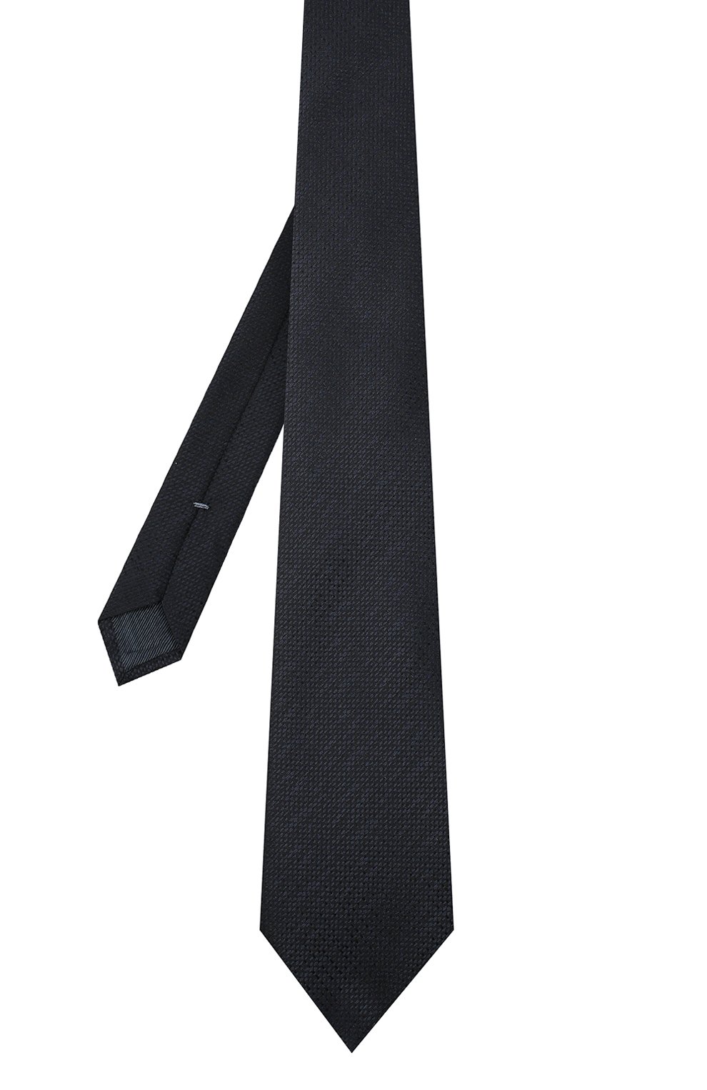 Шелковый галстук ZEGNA темно-синего цвета по цене 23700 руб., арт. Z8E40/1UM, фото 2 Шелковый галстук ZEGNA, арт. Z8E40/1UM, фото 2