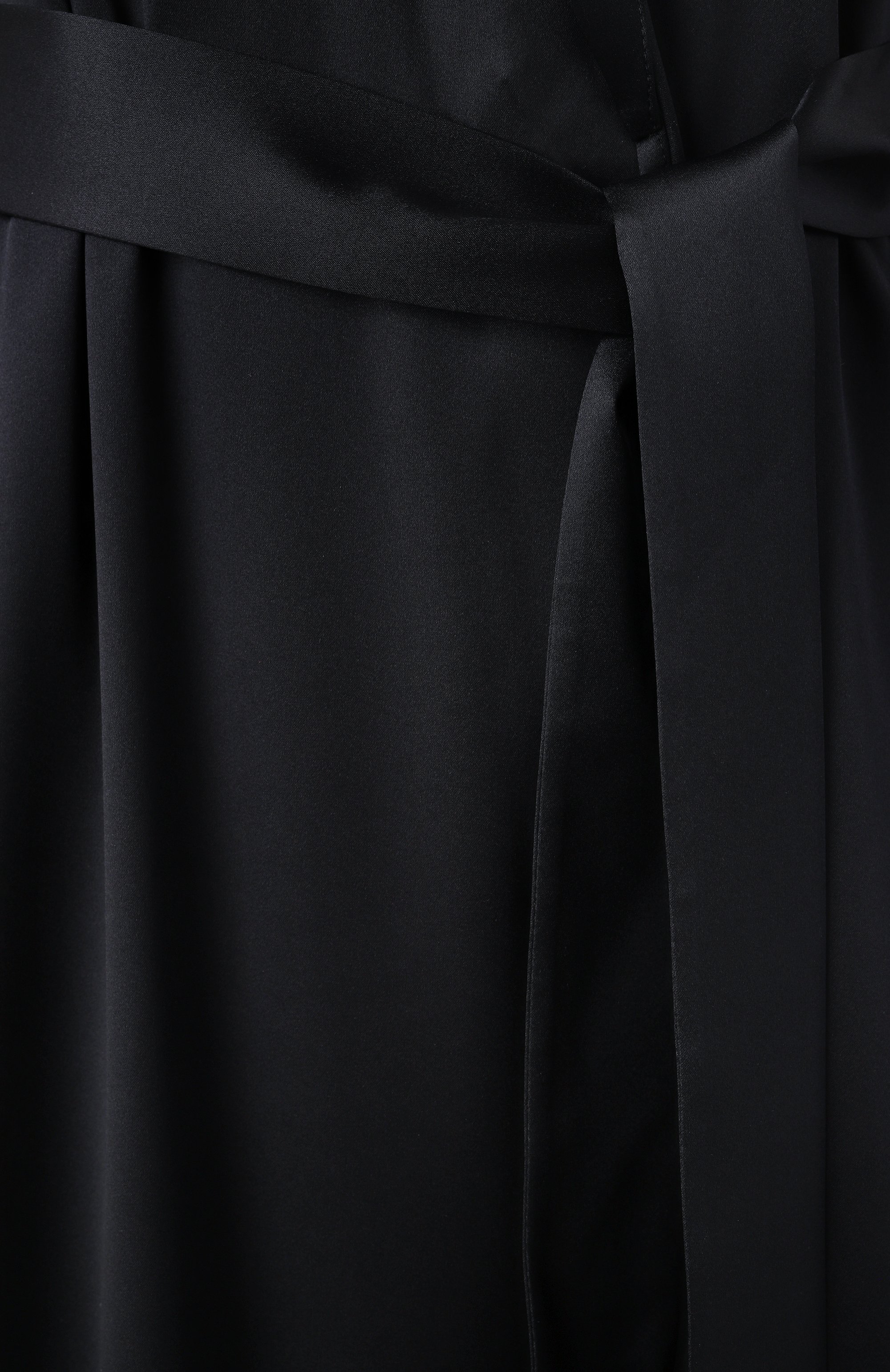 Шелковый халат EDOMO черного цвета по цене 77900 руб., арт. C011003FW2324, фото 6 Шелковый халат EDOMO, арт. C011003FW2324, фото 6