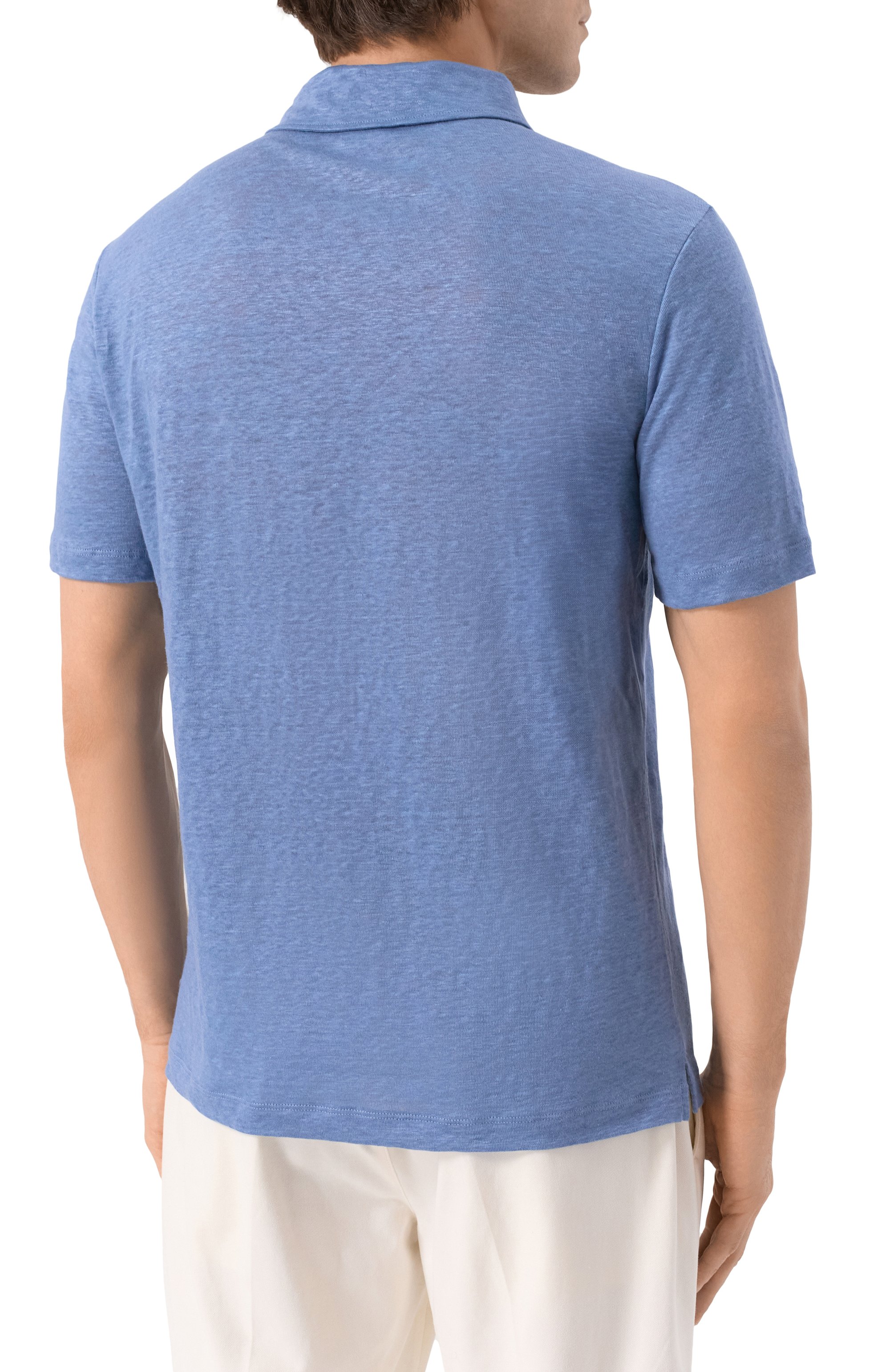 Льняное поло GIORGIO ARMANI, арт. 3RSF80/SJJMZ, фото 4