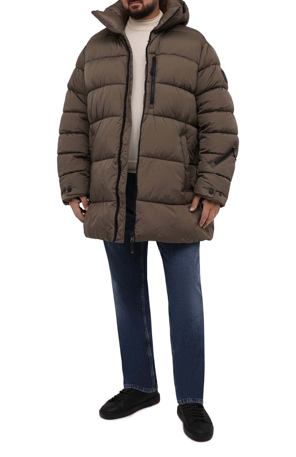 Пуховик BOGNER хаки цвета по цене 97050 руб., арт. 34404282, фото 2 Пуховик BOGNER, арт. 34404282, фото 2
