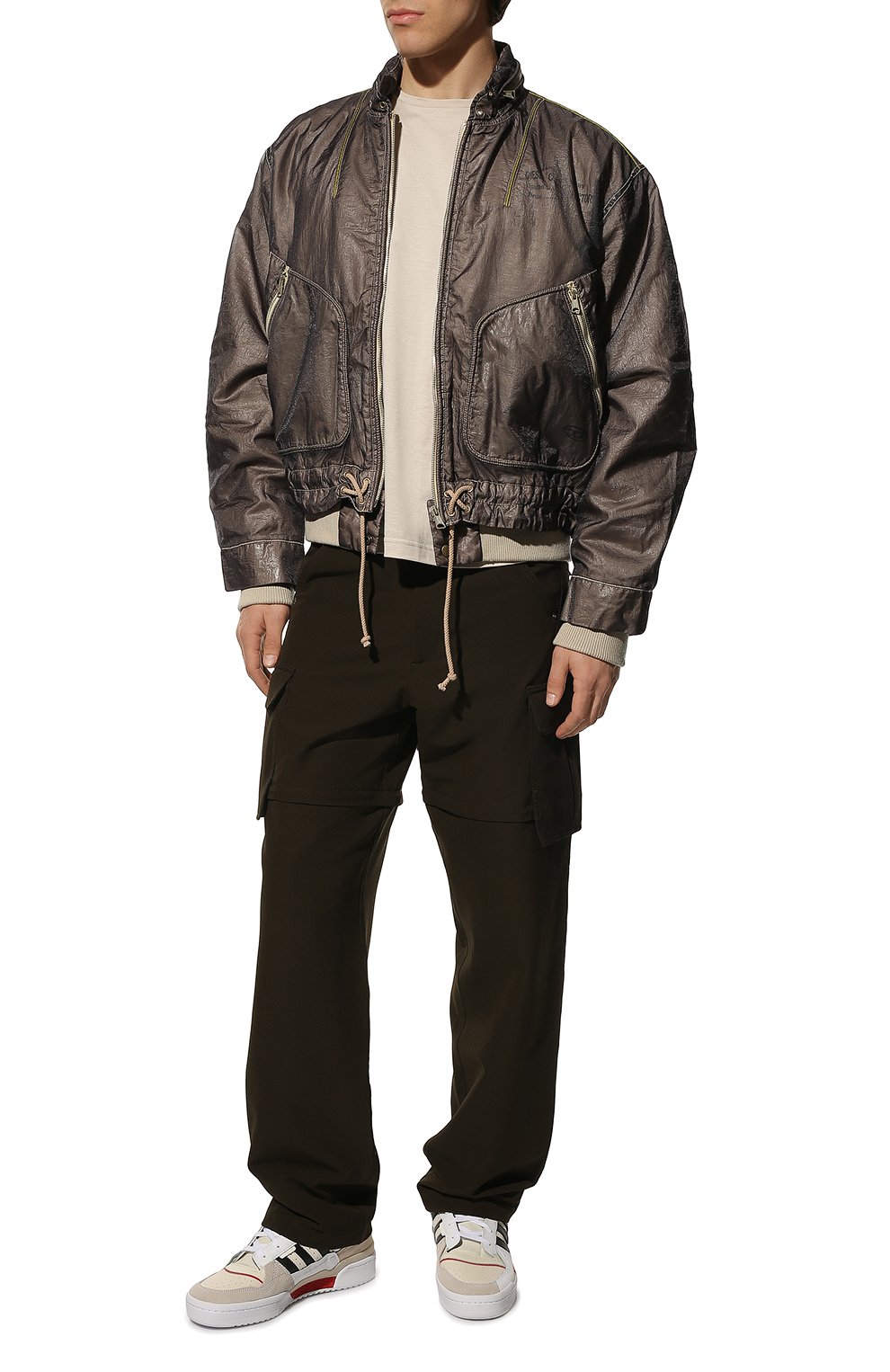 Кожаные кеды forum exhibit low ADIDAS ORIGINALS, арт. GZ0937, фото 2