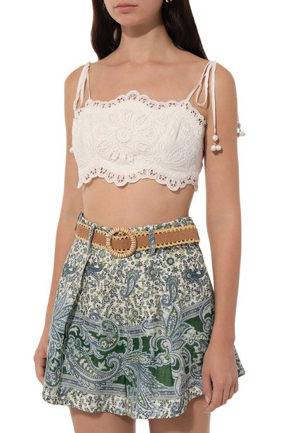 Хлопковый топ ZIMMERMANN, арт. 1442TSS242, фото 3