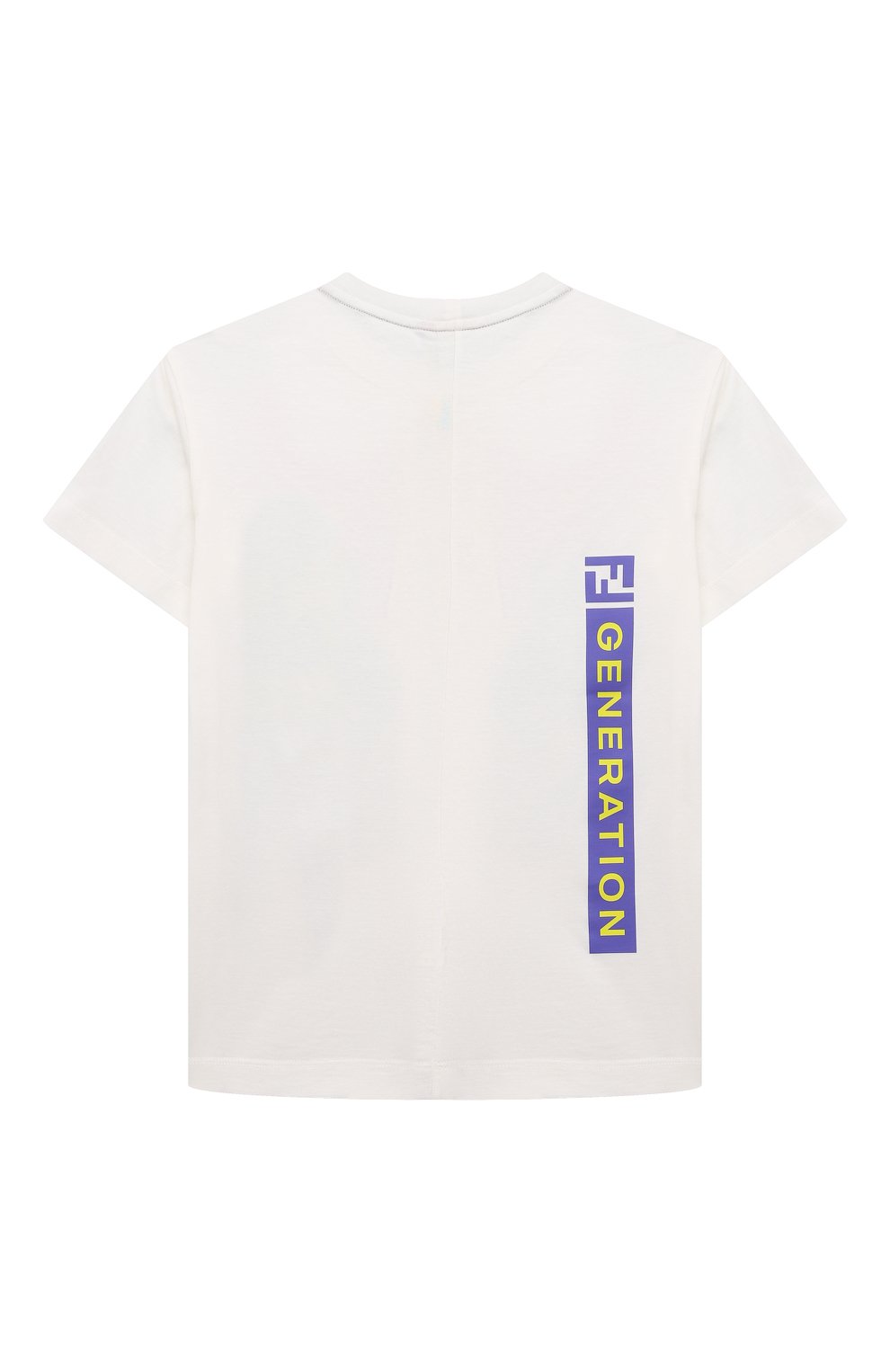 Хлопковая футболка FENDI, арт. JMI434/7AJ/8A-12+, фото 2