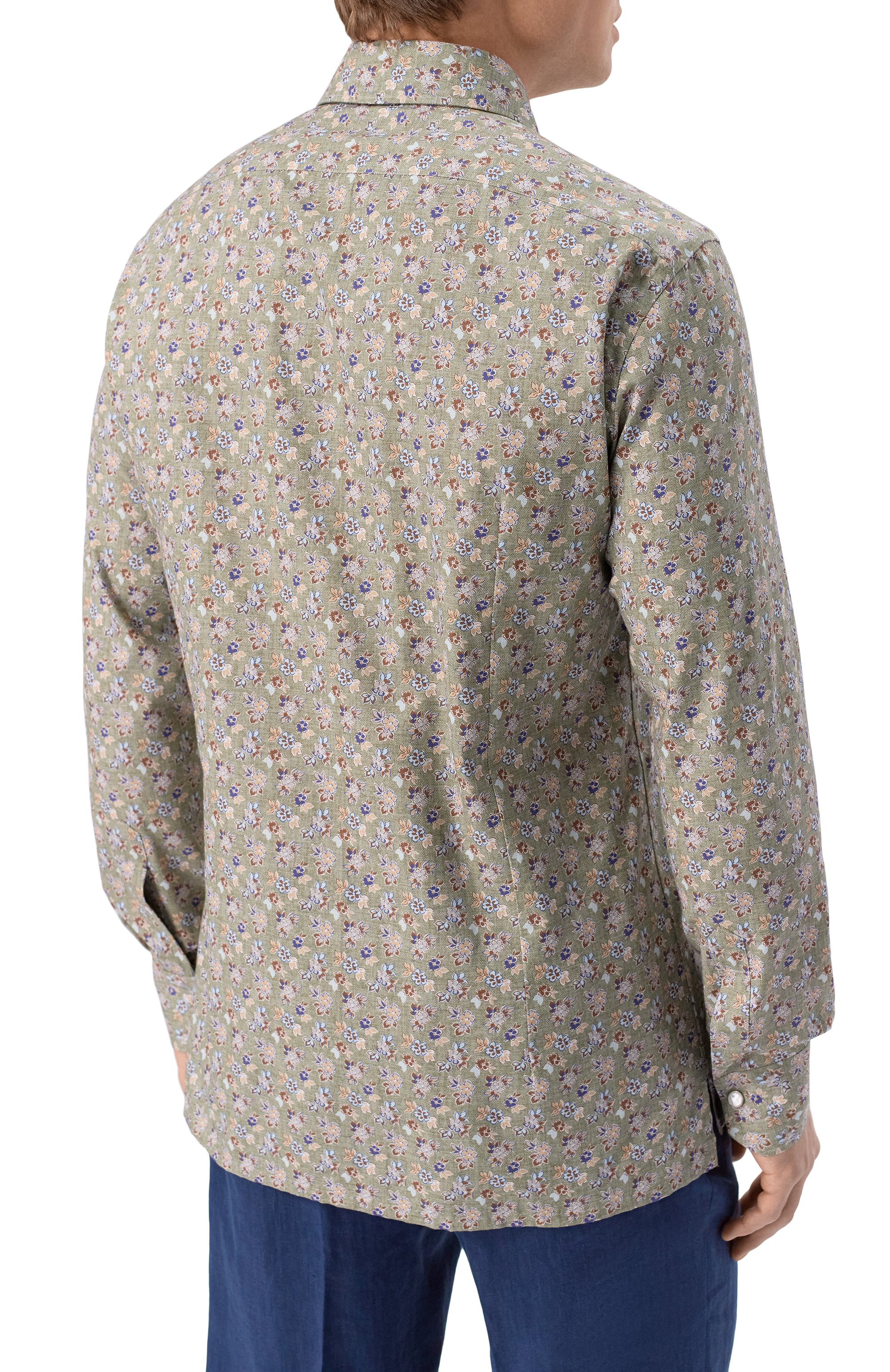 Хлопковая рубашка KITON, арт. UMCNERCH0927606, фото 4