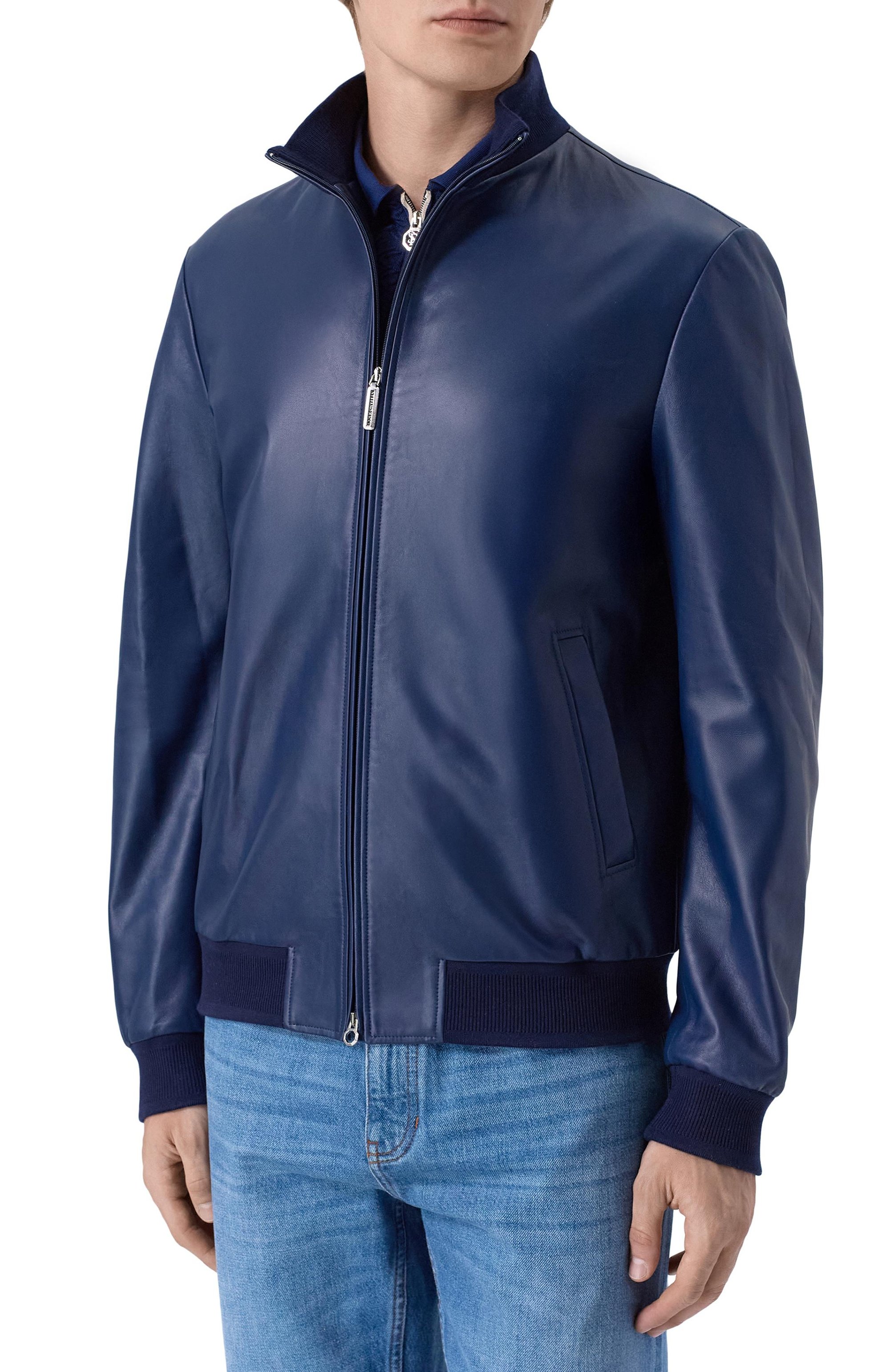 Кожаный бомбер STEFANO RICCI, арт. M7J6100260/NPNUV5_001, фото 3