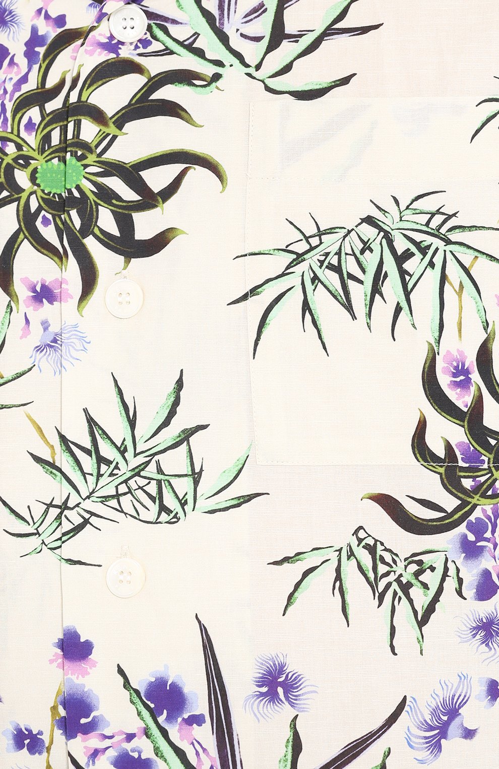 Рубашка из смеси хлопка и льна KENZO, арт. FA55CH5291LI, фото 5