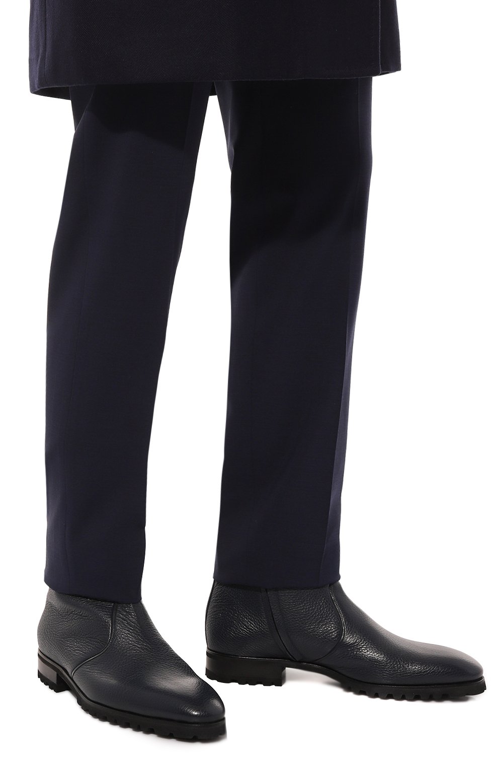 Кожаные сапоги ARTIOLI, арт. 06P012/BIS/S0FT KID/FABRIC 89G, фото 3