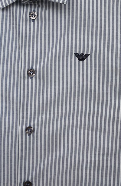 Хлопковая рубашка EMPORIO ARMANI, арт. 6L4C09/4N78Z, фото 3