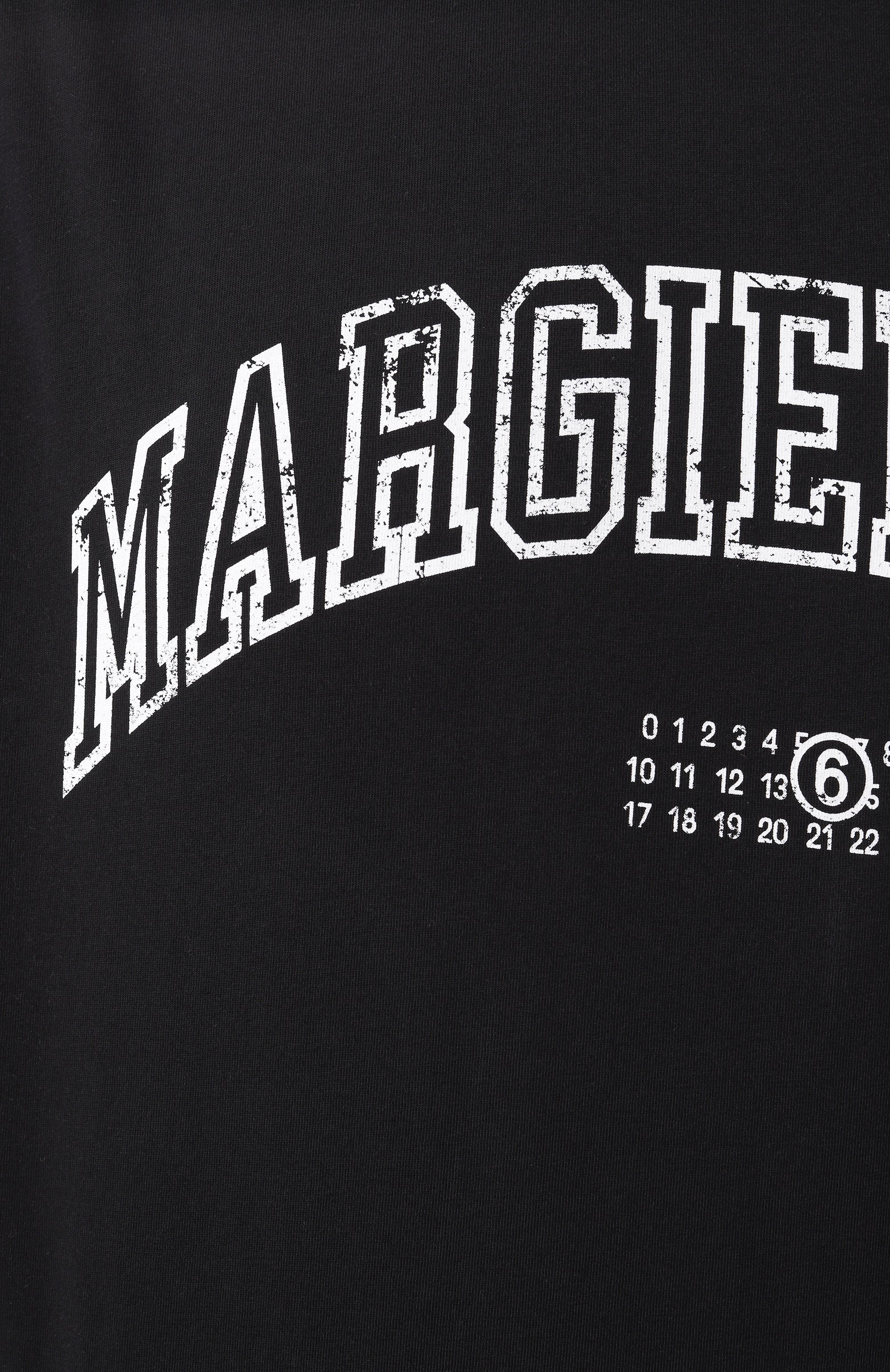 Хлопковая футболка MM6, арт. SH0GC0046/S24312, фото 6