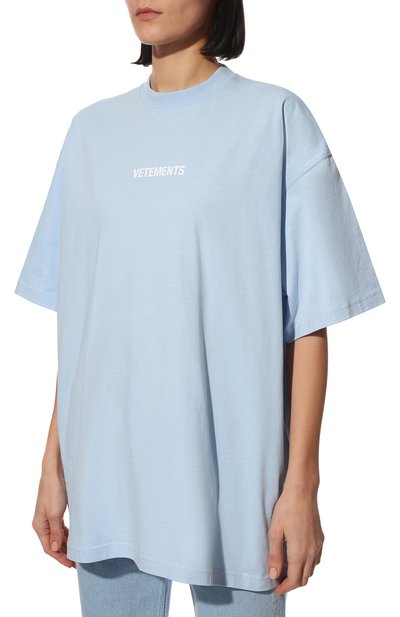 Хлопковая футболка VETEMENTS, арт. UE52TR120Z 1602/W, фото 3