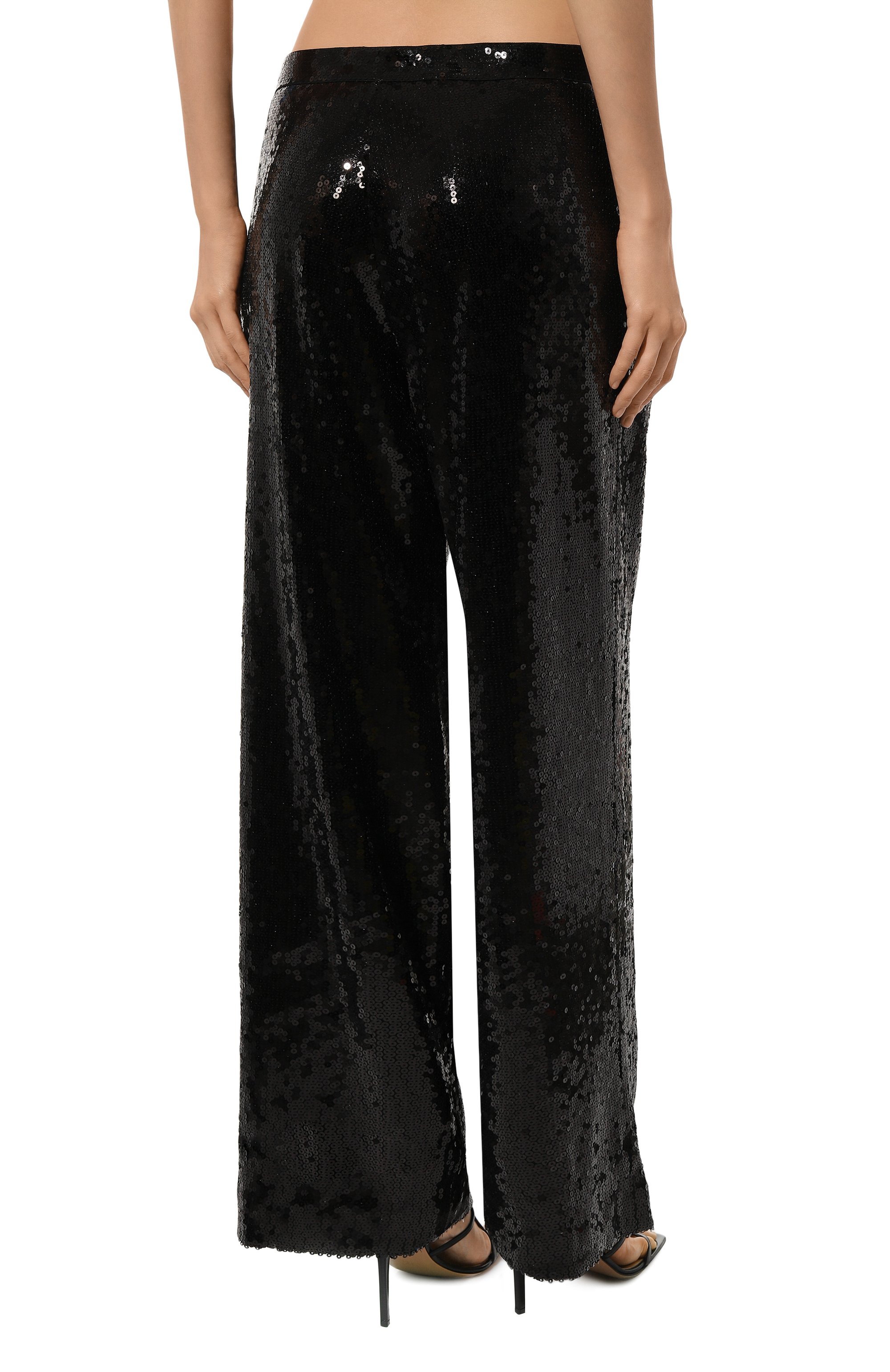 Брюки с отделкой пайетками BOSS ORANGE, арт. 50524262, фото 4