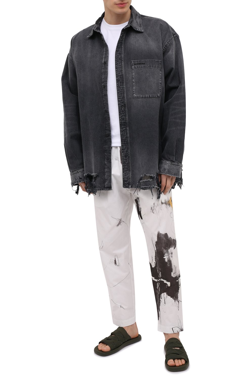 Текстильные шлепанцы plat BOTTEGA VENETA, арт. 651402/V0GV0, фото 2