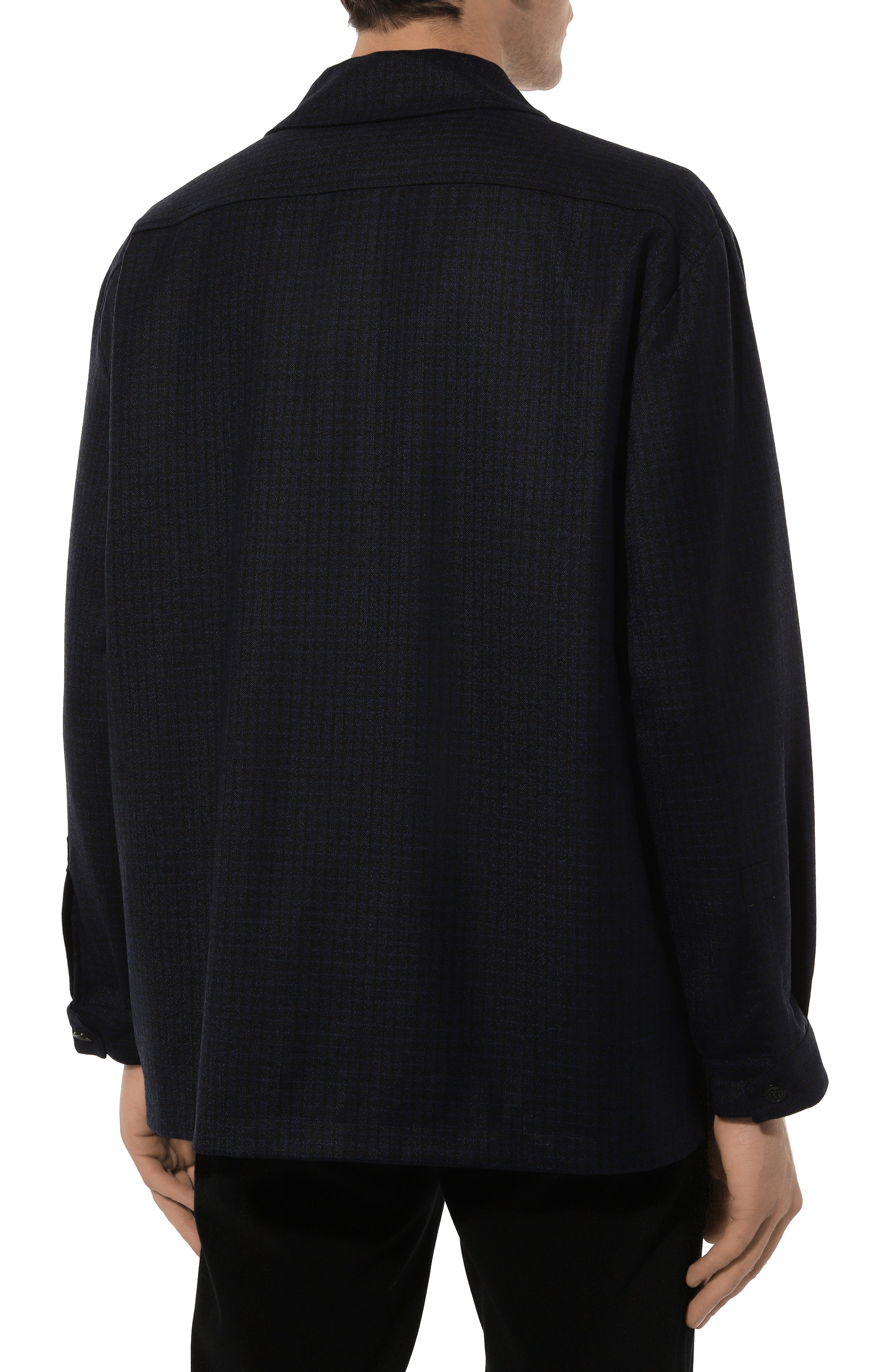 Шерстяная рубашка KITON, арт. UMC013K0127C03, фото 4