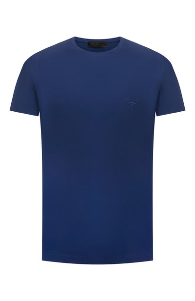 Мужская хлопковая футболка PRADA, арт. UJM564-1UOR-F0AIN-092