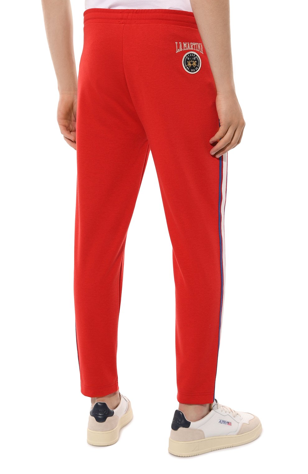 Брюки LA MARTINA красного цвета по цене 17500 руб., арт. WMT300/FP556, фото 4 Брюки LA MARTINA, арт. WMT300/FP556, фото 4