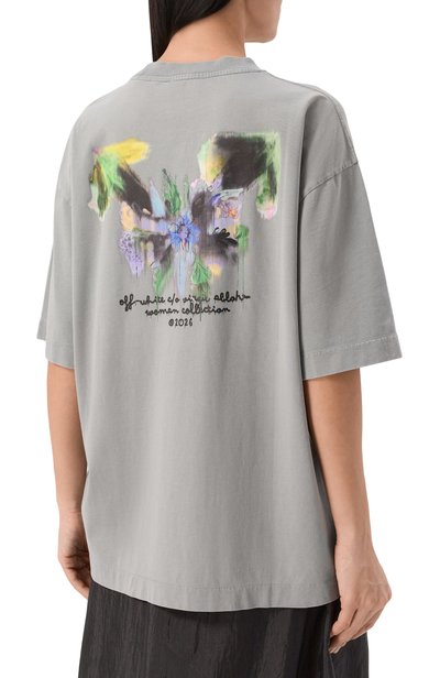 Хлопковая футболка OFF-WHITE, арт. 2FA00646T, фото 4
