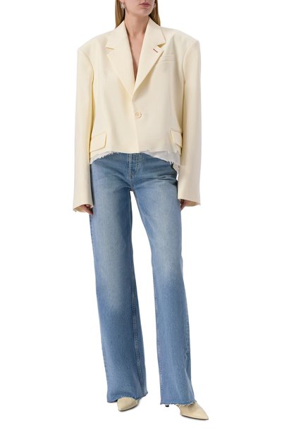 Шерстяной жакет PERVERT кремового цвета по цене 80000 руб., арт. PE24/JA05/52-08, фото 2 Шерстяной жакет PERVERT, арт. PE24/JA05/52-08, фото 2