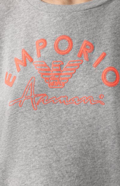 Хлопковое платье EMPORIO ARMANI, арт. 164322/0P287, фото 5
