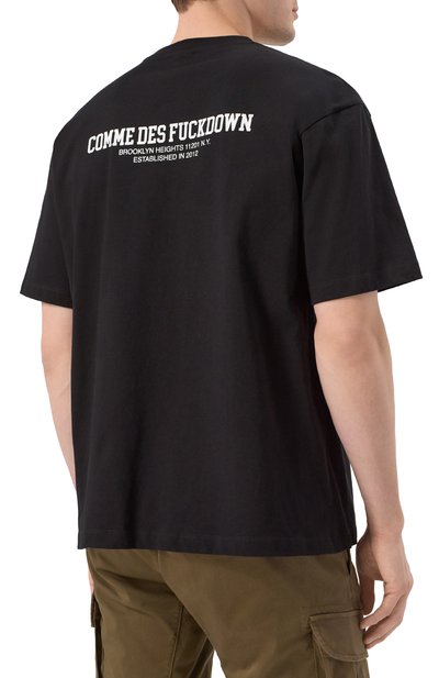 Хлопковая футболка COMME DES FUCKDOWN, арт. CFABM01623, фото 4