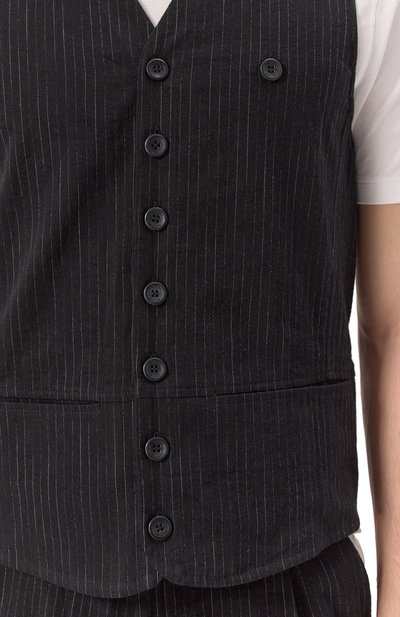 Жилет из хлопка и льна HANNES ROETHER, арт. WE26SPER.5111/, фото 5