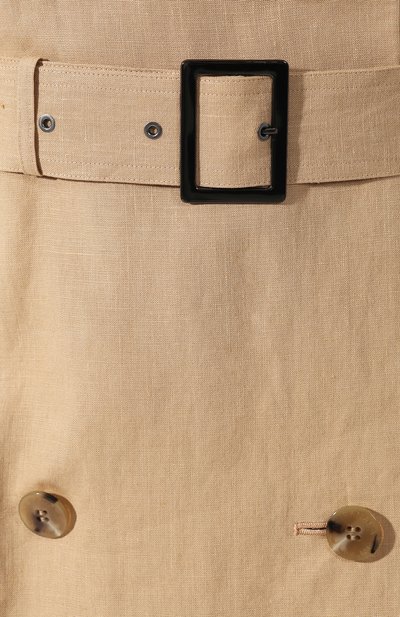 Льняное платье AKIRA NAKA бежевого цвета по цене 69950 руб., арт. AS1923-BE, фото 5 Льняное платье AKIRA NAKA, арт. AS1923-BE, фото 5
