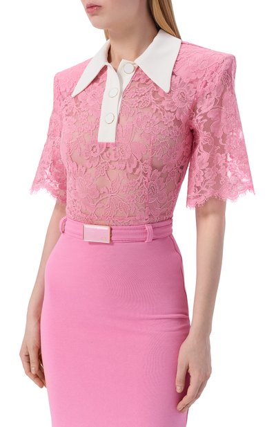 Боди из хлопка и вискозы ROWEN ROSE, арт. T0P_RR460, фото 3