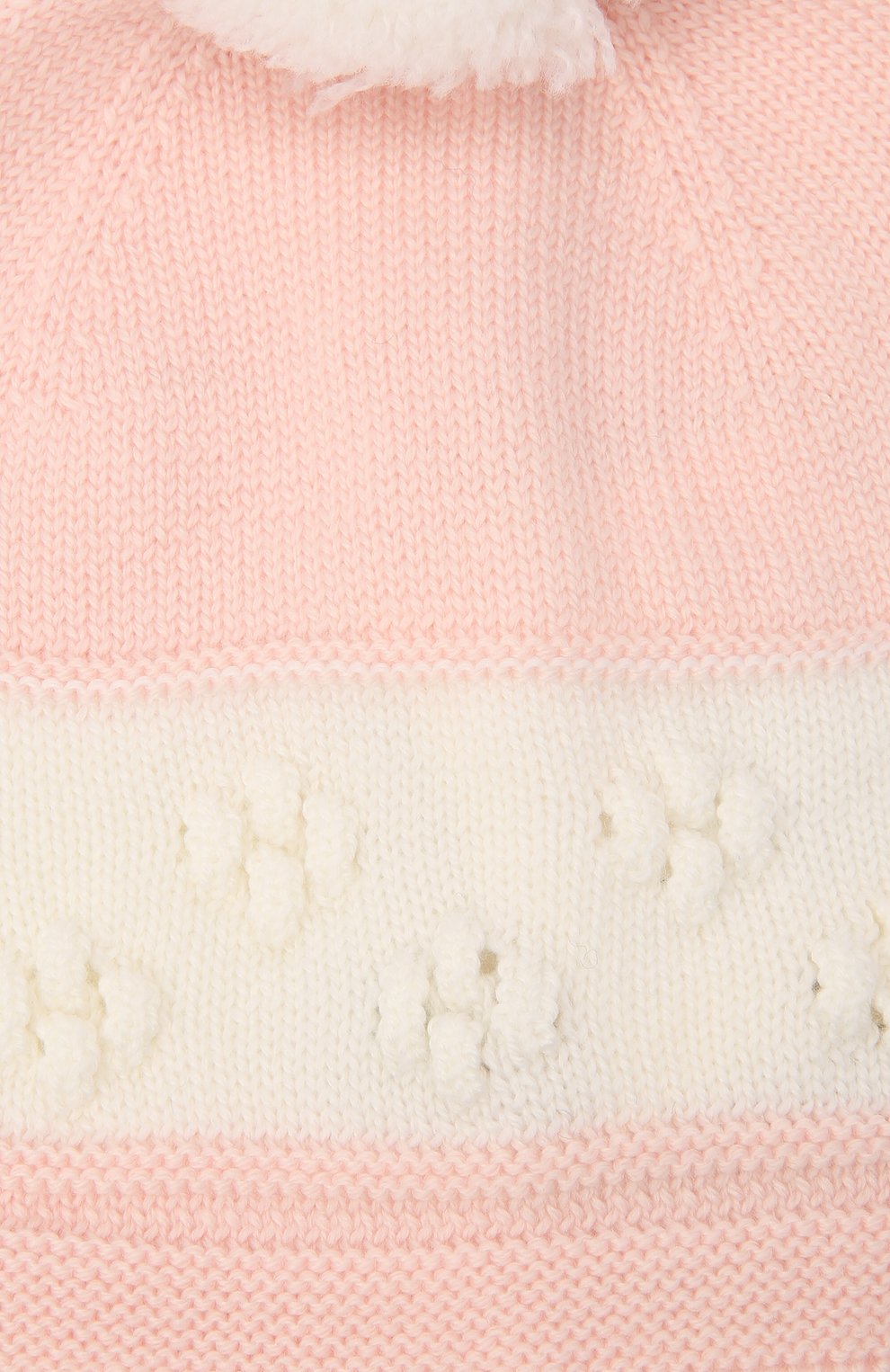 Шерстяная шапка BABY T розового цвета по цене 4995 руб., арт. 20AI114CU, фото 3 Шерстяная шапка BABY T, арт. 20AI114CU, фото 3