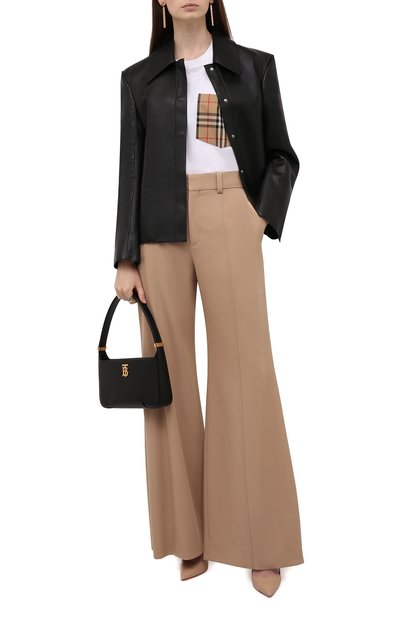 Хлопковая футболка BURBERRY, арт. 8043386, фото 2