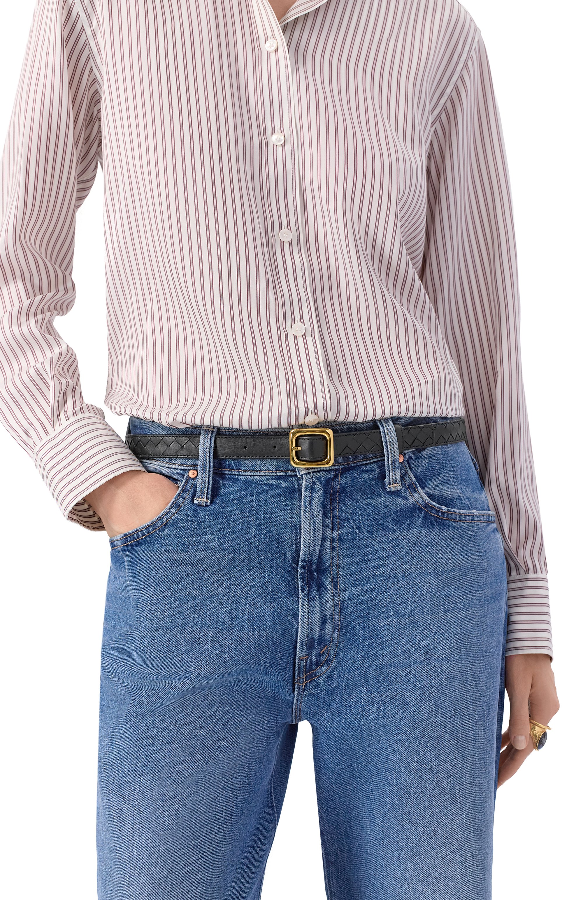 Кожаный ремень BOTTEGA VENETA, арт. 843889/V5N21, фото 2