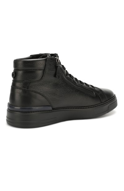 Кожаные кеды BARRETT, арт. CAR-9670.9/CERV0 NER0, фото 4