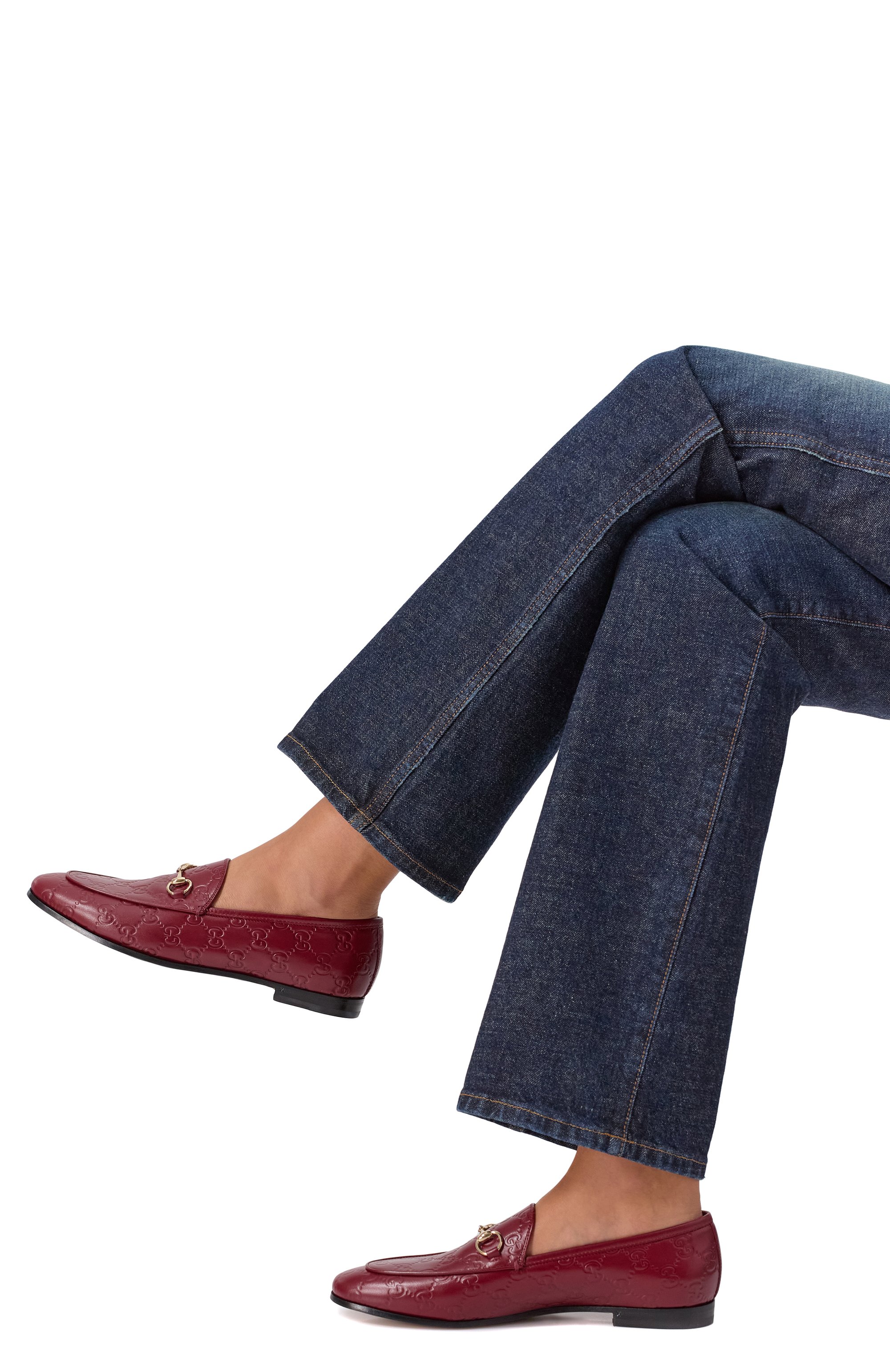 Кожаные лоферы jordaan GUCCI, арт. 786016/AAD6S, фото 2