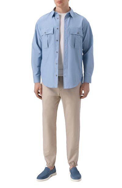 Джоггеры из хлопка и льна BOGNER, арт. 18109638, фото 2