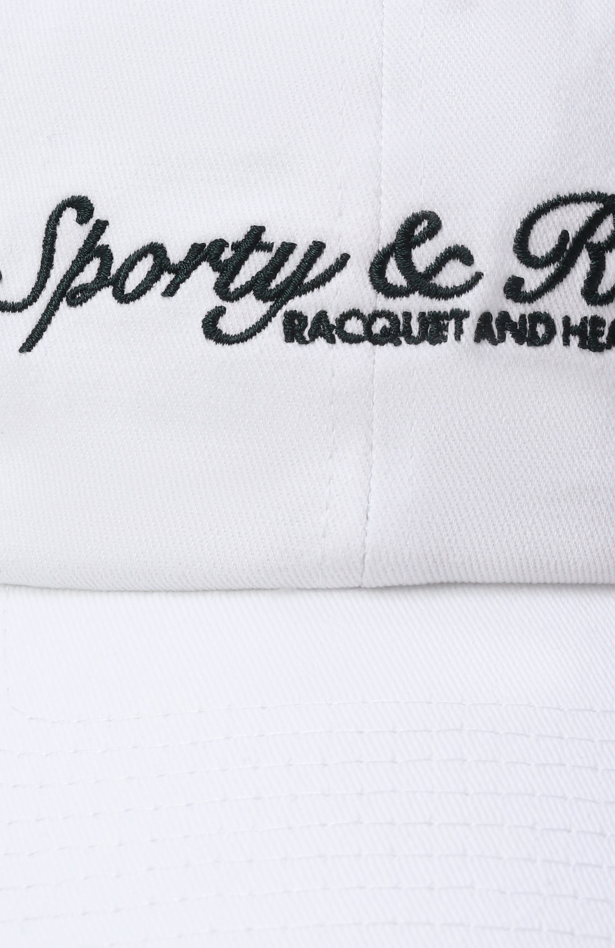 Хлопковая бейсболка SPORTY AND RICH, арт. AC07961325WH01, фото 3