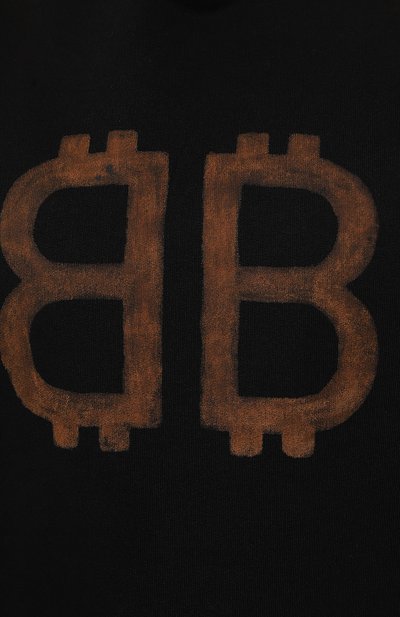 Хлопковое худи BALENCIAGA, арт. 742603/T0VN7, фото 5