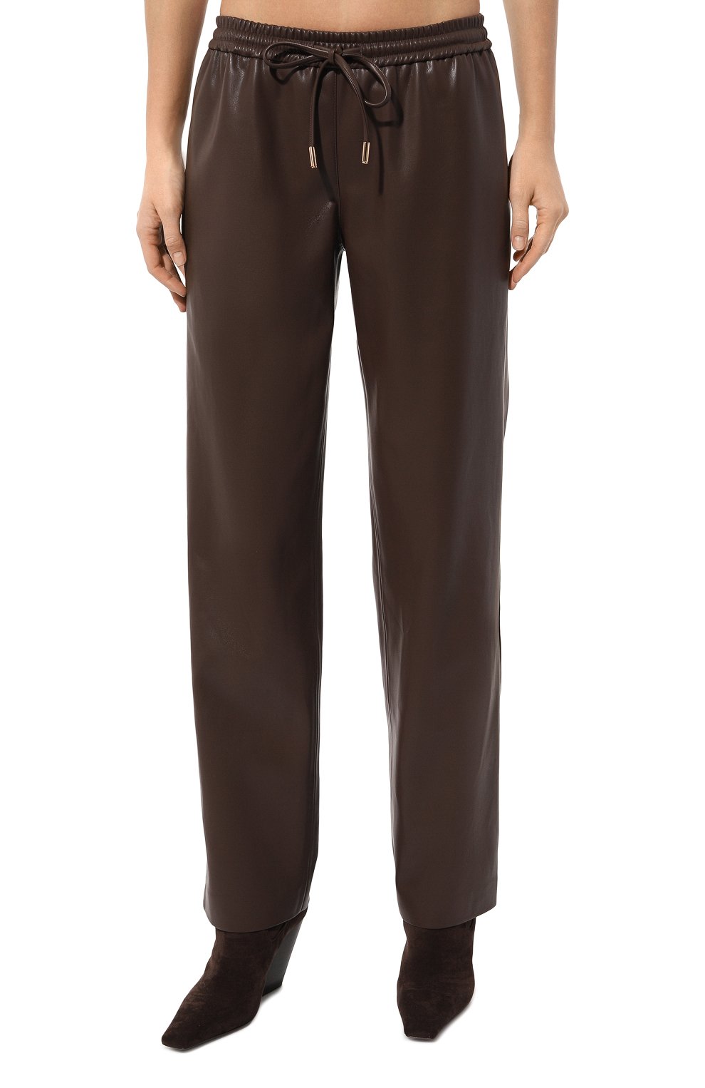 Брюки из экокожи SEVEN LAB коричневого цвета по цене 24780 руб., арт. SPE.05.760.208, фото 3 Брюки из экокожи SEVEN LAB, арт. SPE.05.760.208, фото 3